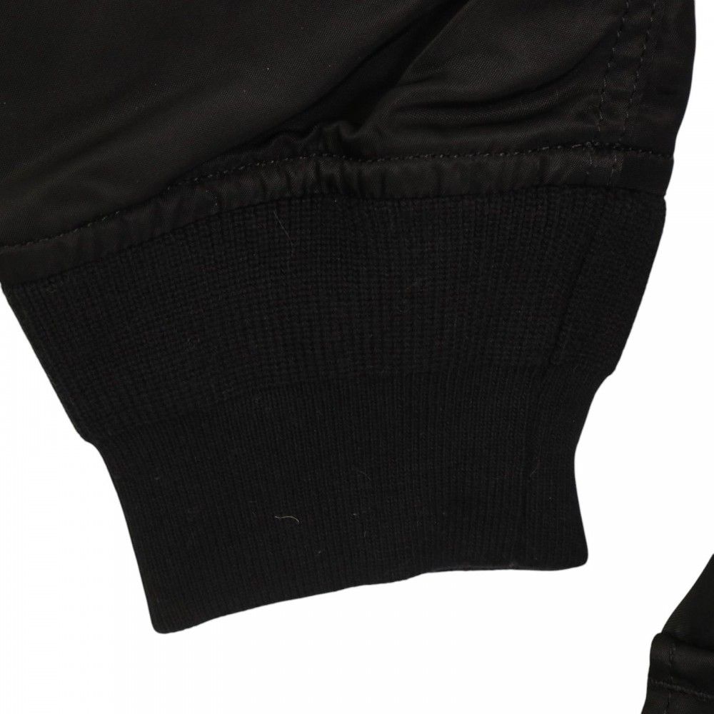 sacai（サカイ）／MA-1ドッキング プリーツ コート／ブラック レディース shopbring_9224j050031