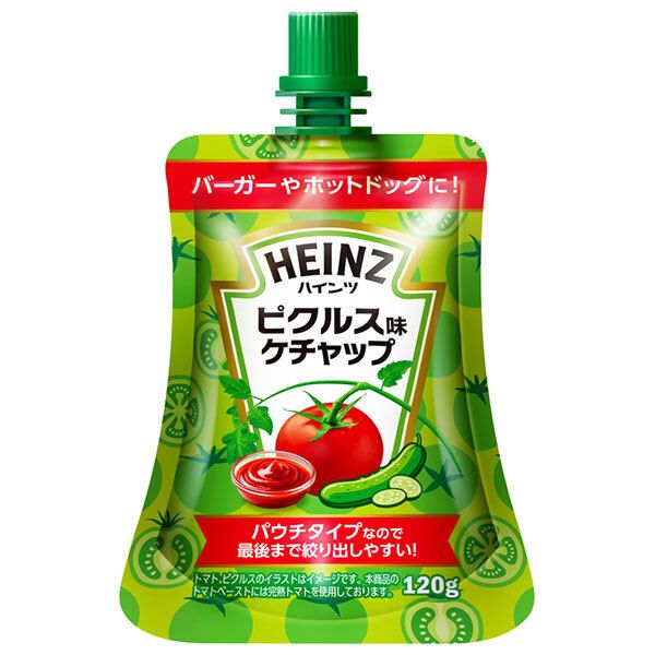 ハインツ ピクルス味ケチャップ パウチタイプ 120g×40 20×2 本入× 2ケース ｜ トマトケチャップ ケチャップ 調味料 HEINZ