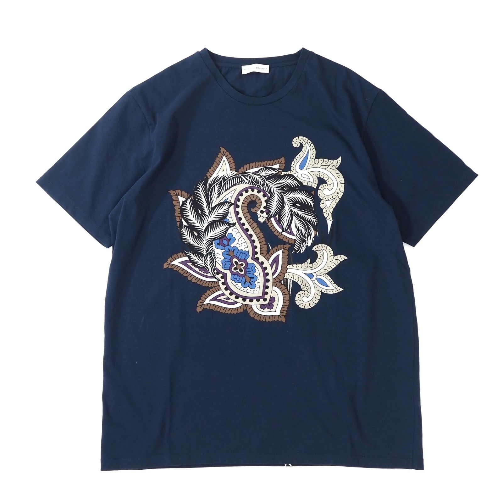 【ETRO】ETRO ロゴ ペイズリー Tシャツ 伝統のペイズリーをモダンに昇華させたエトロ──2025年夏のT