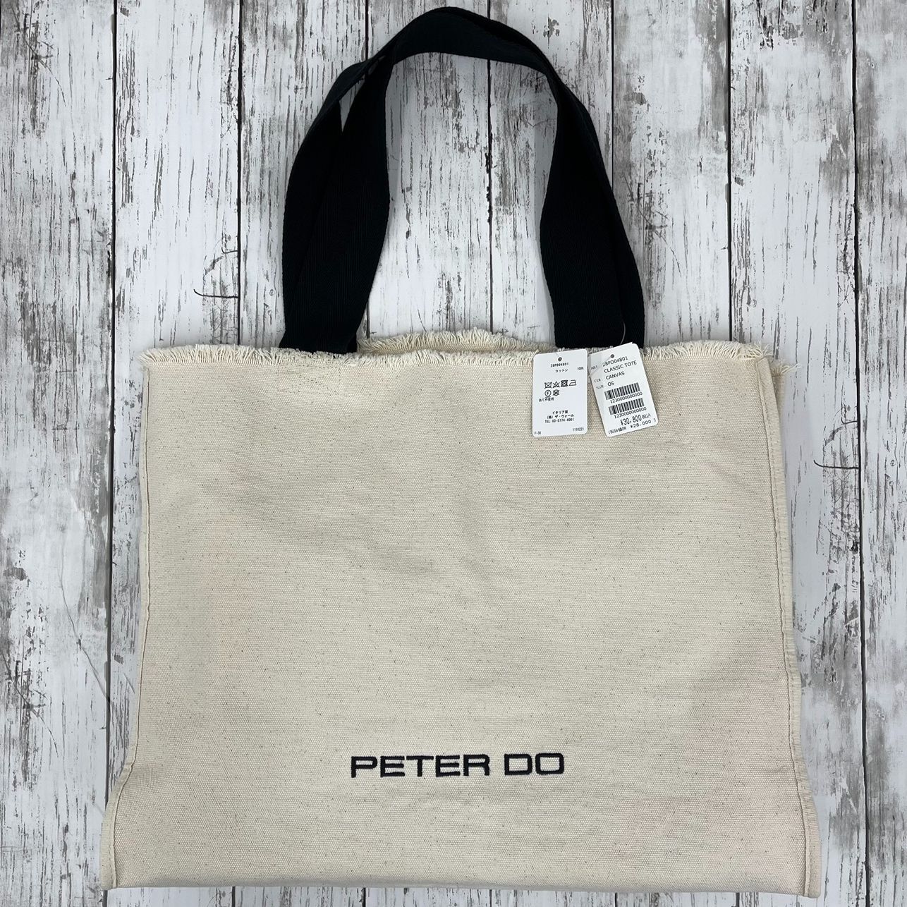 Peter Do トートバッグ 未使用タグ付】Peter Do ピータードゥー CLASSIC TOTE BAG