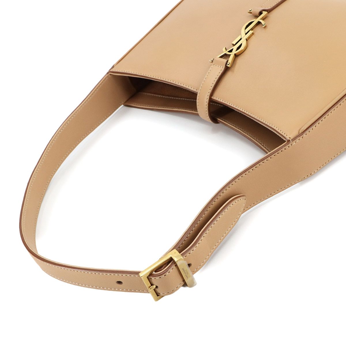 サンローラン SAINT LAURENT LE5A7 ル サンカセット ショルダー バッグ レザー ベージュ 657228 ゴールド 金具 90297977 DECORATOM_COM_BR