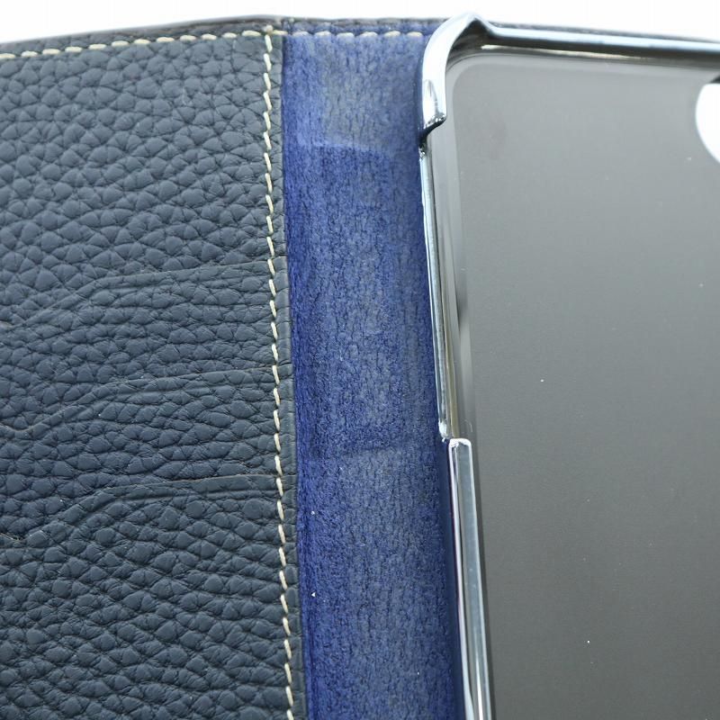 ボナベンチュラ iPhoneXケース ネイビー BONAVENTURA ボナベンチュラ