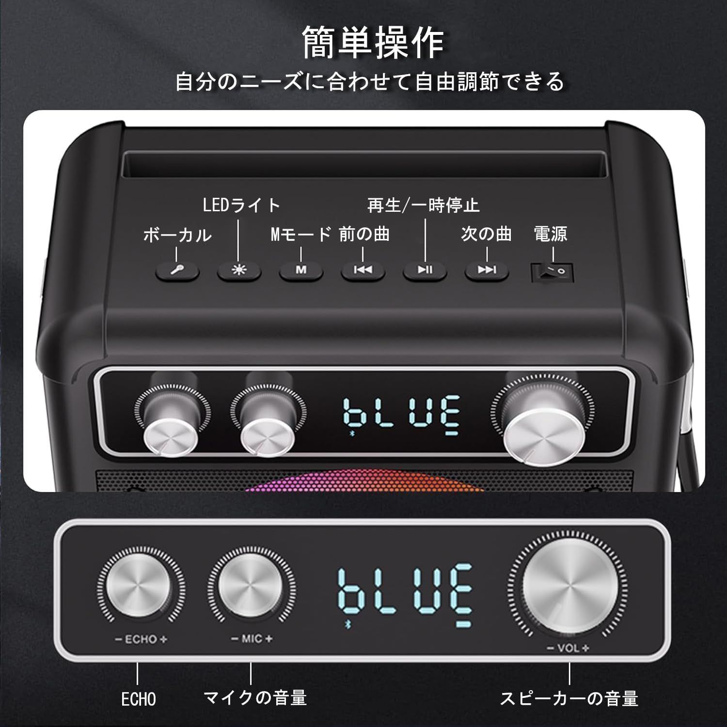 ⭕️カラオケ スピーカーセット⭕️ワイヤレスマイク2本 拡声器 Bluetooth Amazon | JYX スピーカーセット 拡声器 ワイヤレスマイク2本