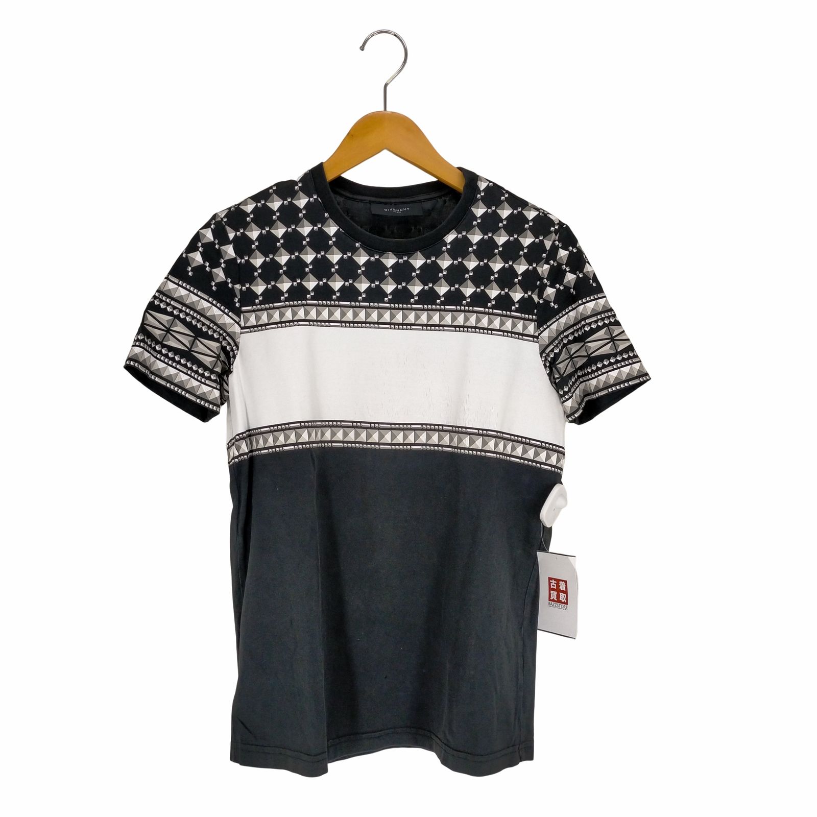 GIVENCHY ジバンシィ スタッズ 半袖 Tシャツ 黒 XS GIVENCHY 