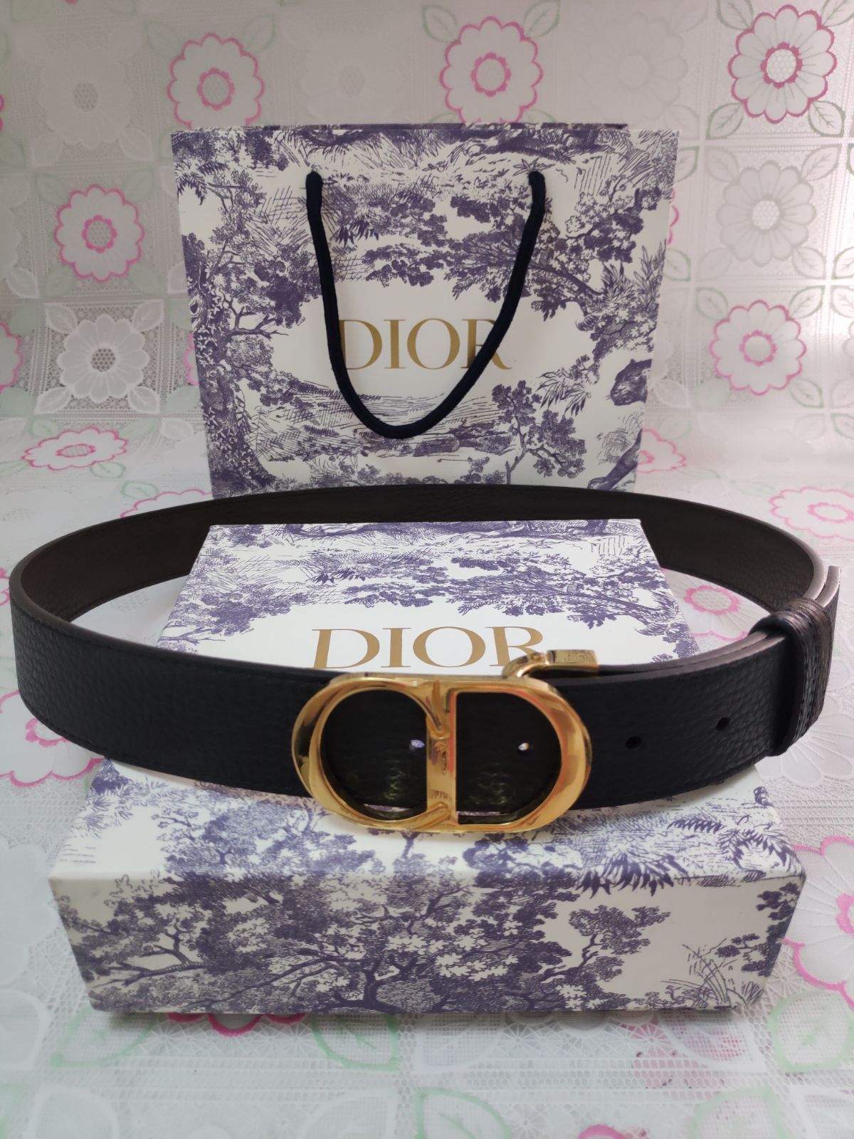 超人気✨Dior/クリスチャンディオール ベルト リバーシブル CD