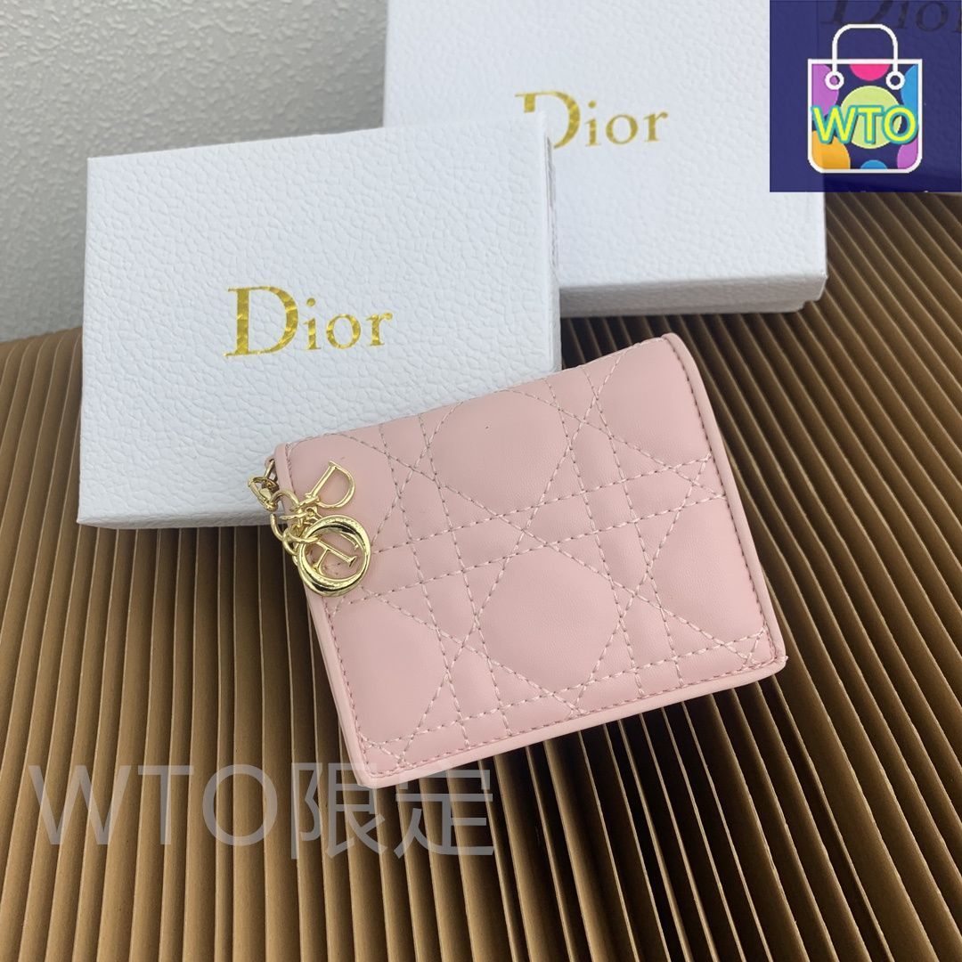 Dior ディオール ウォレット チャーム チャームがお洒落♪】DIOR☆Miss Dior グリシーヌウォレット