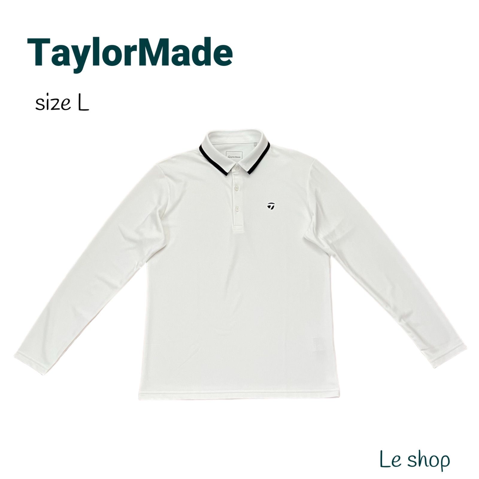 TaylorMade テーラーメイド 長袖ポロシャツ Lサイズ ゴルフウェア 