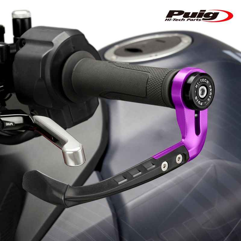 Puig 21994L CLUTCH LEVER PROTECTOR RAW PURPLE 汎用 プーチ クラッチレバープロテクター