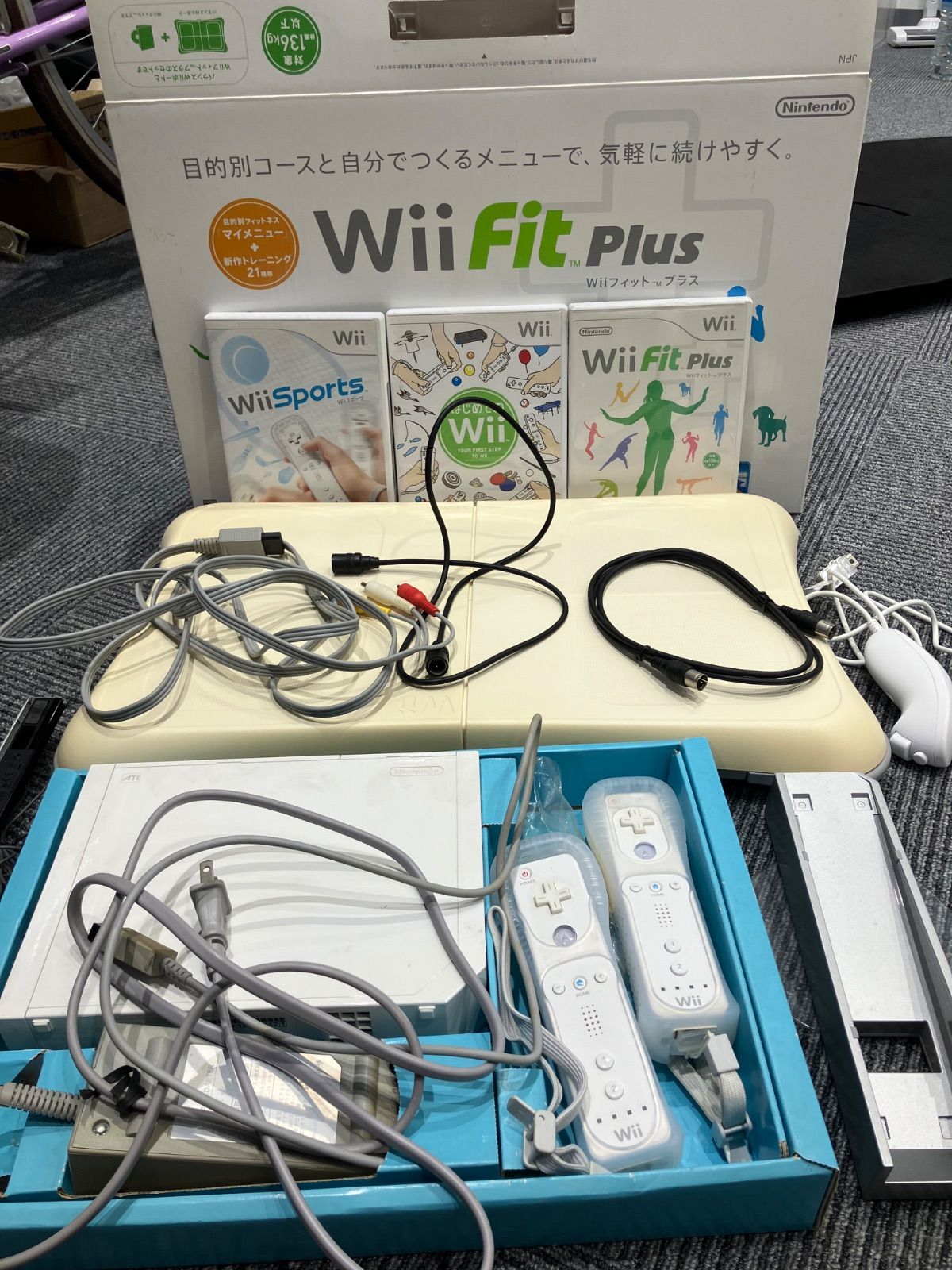 任天堂Wii本体 Wii Fit Plus スーパーマリオギャラクシー ソフト