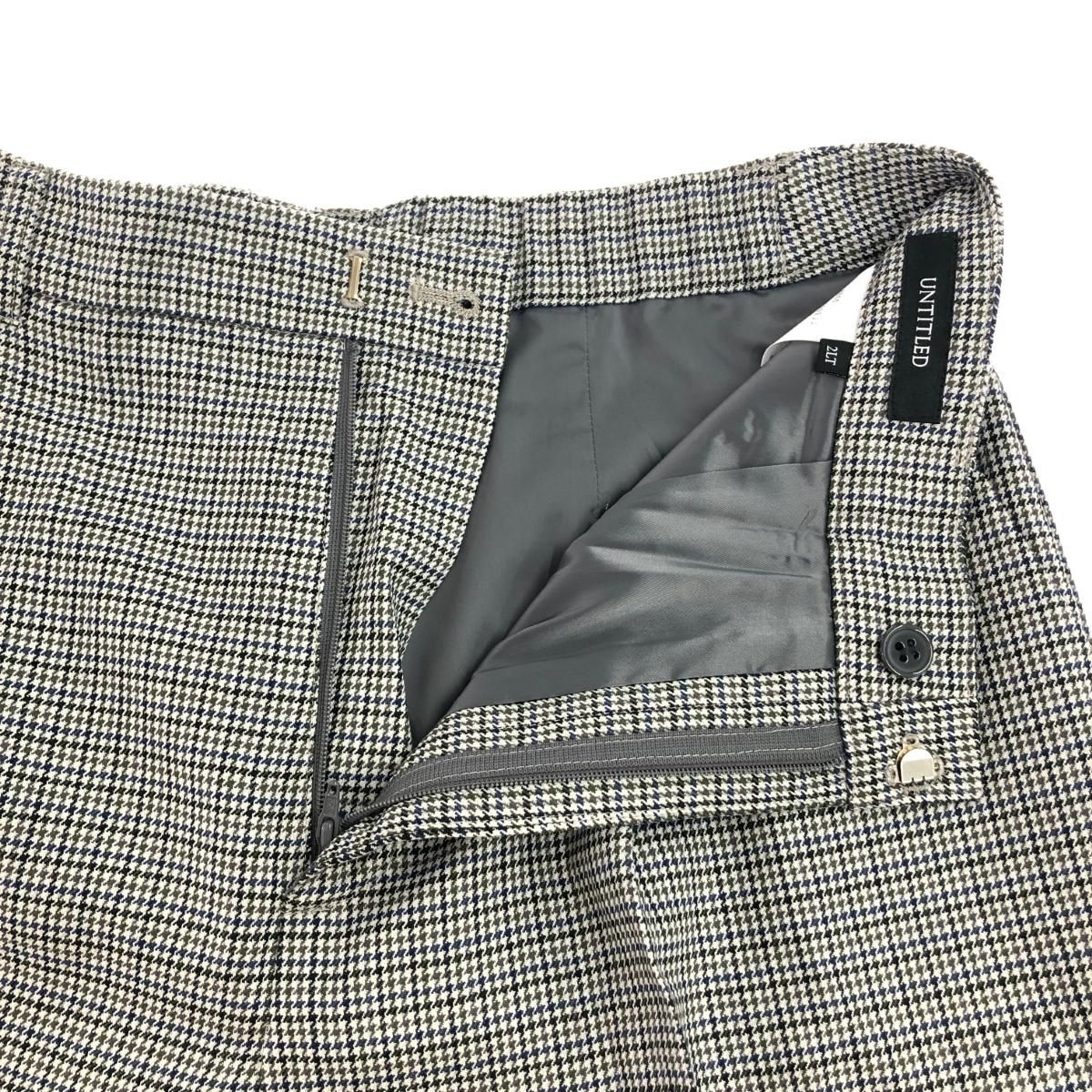 未使用品 UNTITLED アンタイトル クロップドワイド パンツ 未使用品 UNTITLED アンタイトル クロップドワイド パンツ