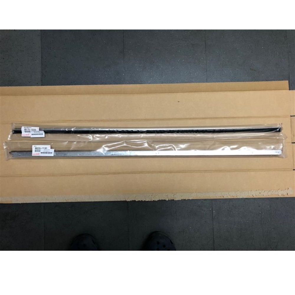 トヨタ 純正 TOYOTA 正規 ウェザーストリップ フロントドアガラス インナーRH LH 右 左 セット カローラ スプレンタートレノ AE85 AE86 パーツ エンジン タイヤ カスタム