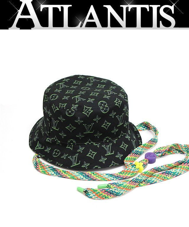 美品 LOUIS VUITTON ルイヴィトン バケットハット LVプレイ