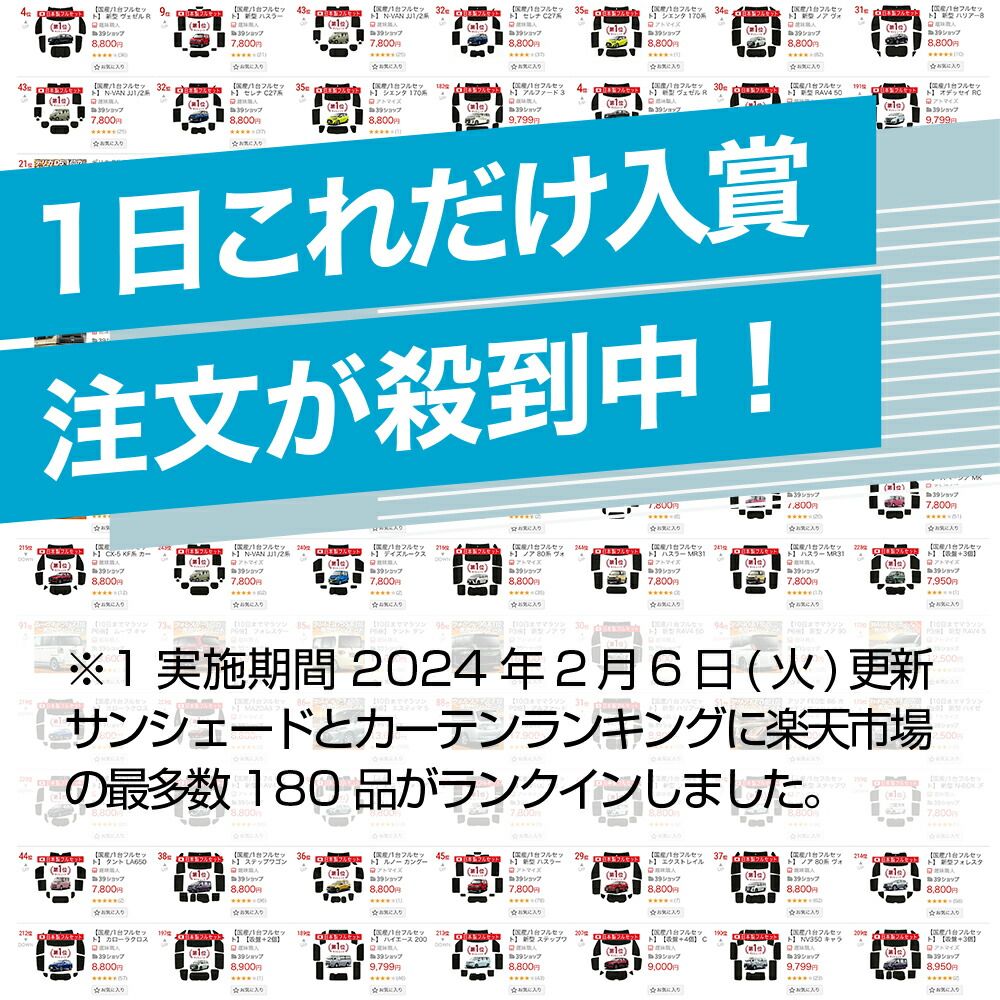 カーテン 車中泊