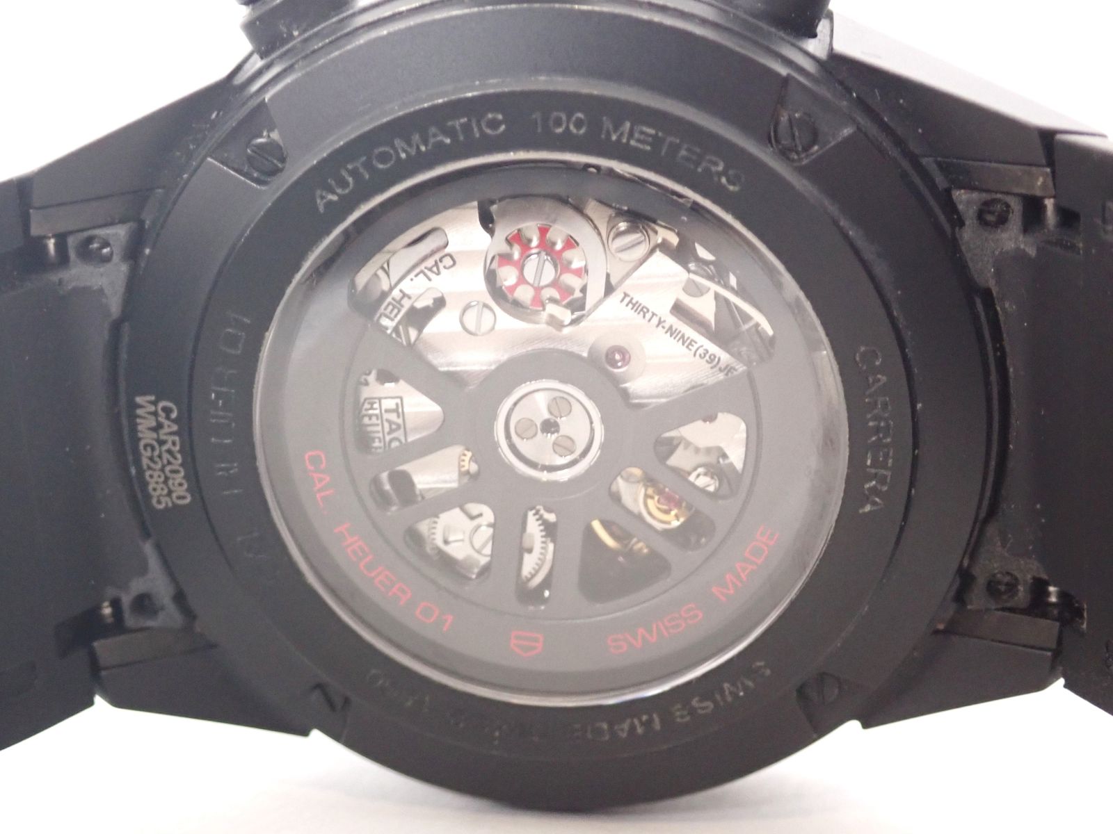 定価81万円↑良品 TAG Heuer タグホイヤー カレラ CAR2090.FT6088 セラミック 自動巻 時計 メンズ 549-4