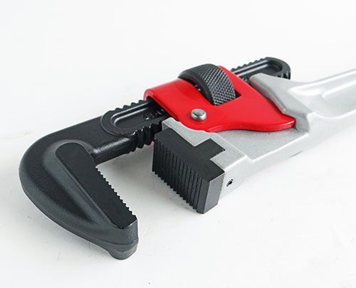 MCC パイプレンチ アルミ 白 エンビ被覆管用DA 450 松阪鉄工所 亜鉛メッキ鋼管 白管 PWVDA-450