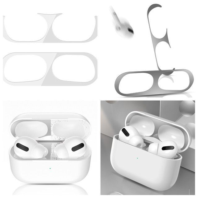 メルカリShops - AirPods Pro 防塵カバー ダストガード スキンシール メッキ加工 メルカリShops - AirPods Pro 防塵カバー ダストガード スキンシール メッキ加工