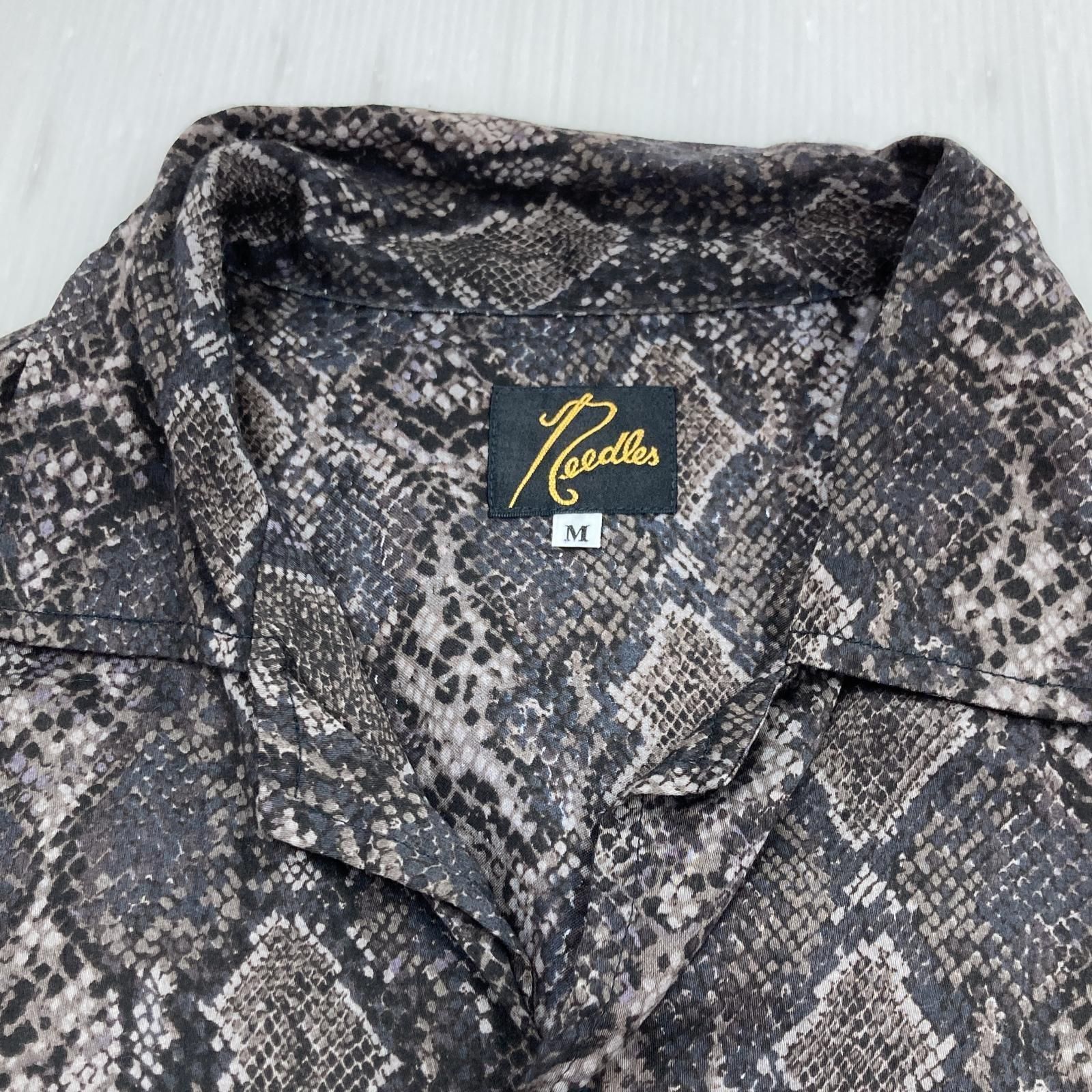 Needles/Cabana Shirt/Python Pt/M/グレー - メルカリ