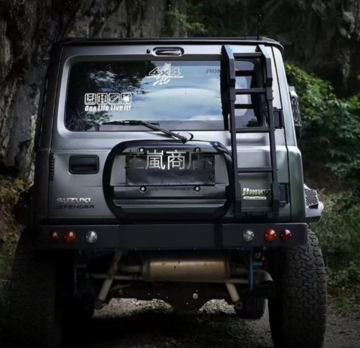 【 特価セール-SALE】 ジムニー JB74 JB64 2019- 対応 3ドア 5ドア 探索ルーフラック＆リアラダー カスタム外装パーツ 正規品販売！