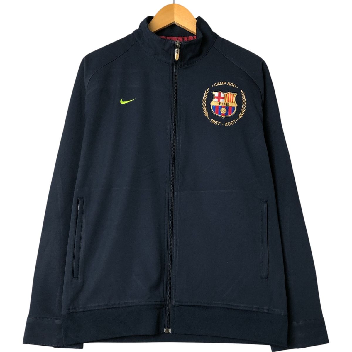 古着 ナイキ NIKE LA LIGA ラ リーガ FC BARCELONA FC バルセロナ ジャージ トラックジャケット メンズM相当|eaa559213