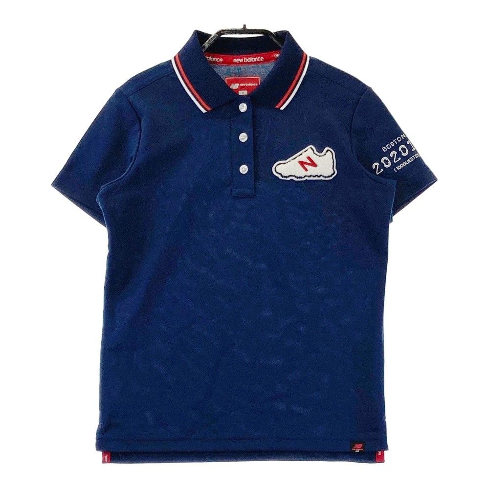サイズ：0 NEW BALANCE GOLF ニューバランス  半袖ポロシャツ  ネイビー系 [240101361852]# ゴルフウェア レディース ストスト