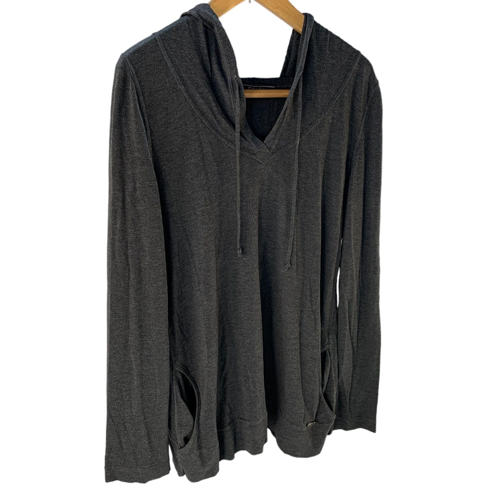 FOXEY パーカー グレー Foxey New Yorkダブルジップパーカー