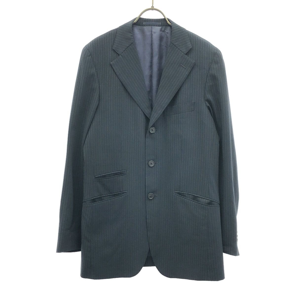 Paul Smith ポールスミス 日本製 ウールブレンド ピンストライプ 