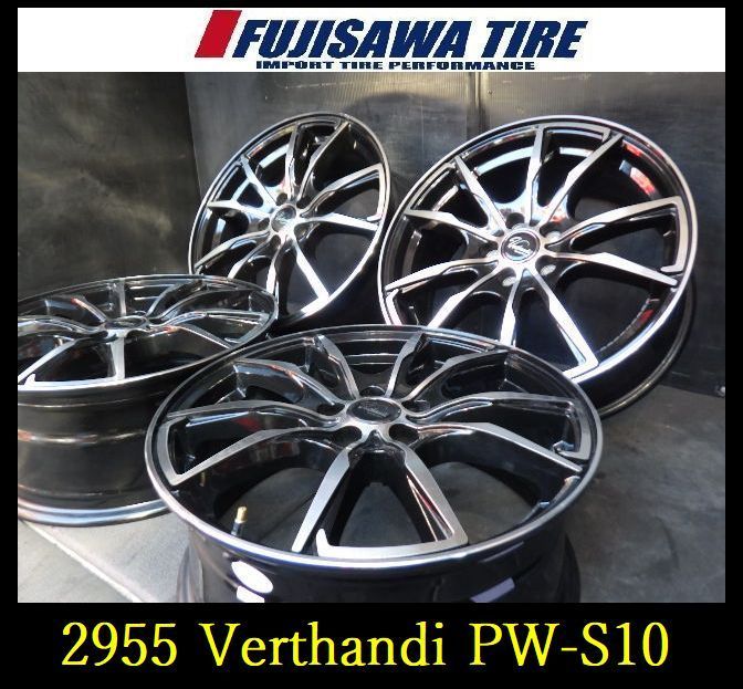 2955 B▲送料無料▲Verthandi PW-S10 ホイール▲17x7.0J 5穴 PCD100 48▲4本