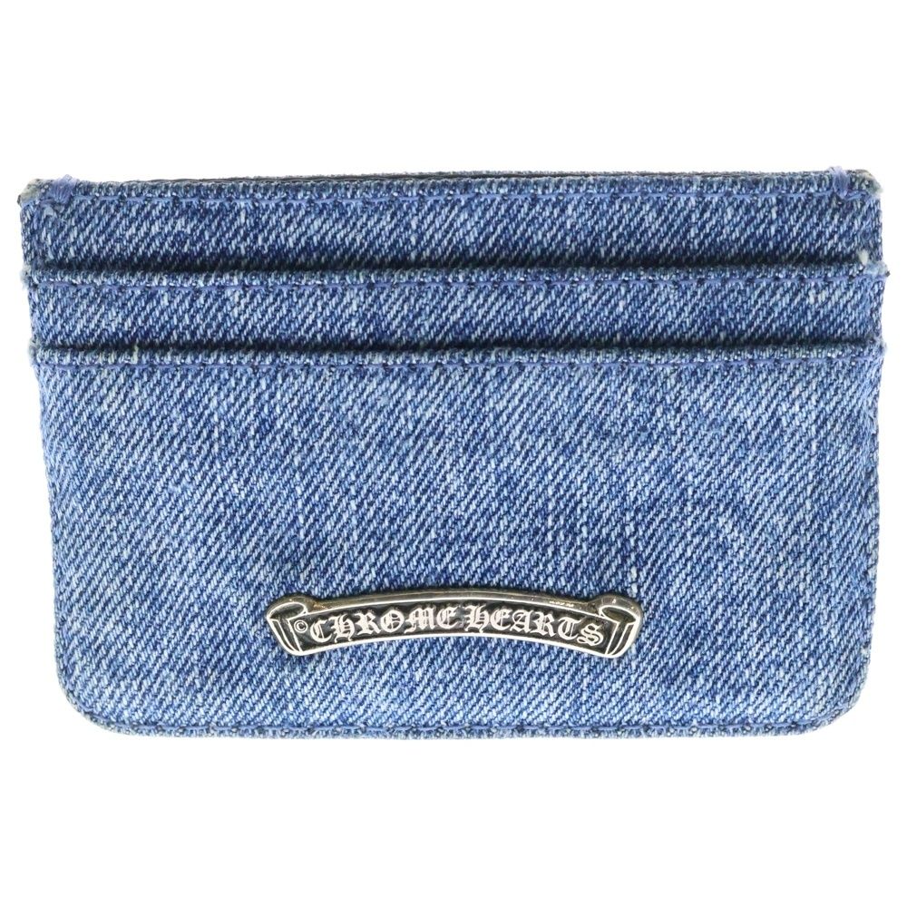 CHROME HEARTS (クロムハーツ) Cemetery Cross Denim Card Case