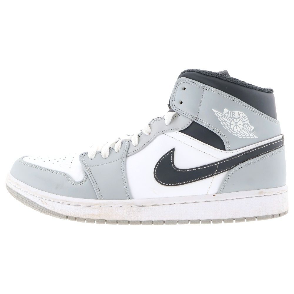 NIKE (ナイキ) AIR JORDAN 1 MID ANTHRACITE 554724-078 エアジョーダン1 アンスラサイト ミッドカットスニーカー グレー US11/29cm