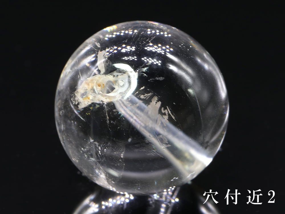 「1点もの 現品」 ヒマラヤ水晶 ブラックエレスチャル 15.9mm パワーストーン バラ売り 天然石 パワーストーン ばら売り