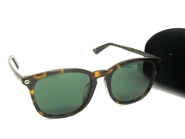 □新品同様□ GUCCI グッチ GG0154SA 002 インターロッキングG  