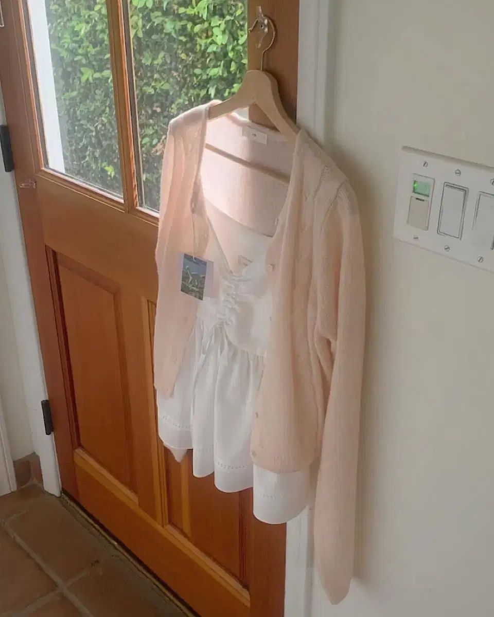 リットル ロミーアルパカカーディガン クロップドカーディガン ピンクカーディガン