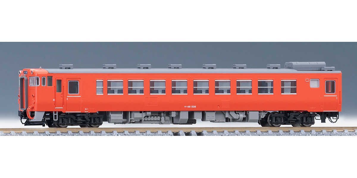 中古鉄道模型 1/150 JR キハ47 500形ディーゼルカー 新潟色・赤 セット(