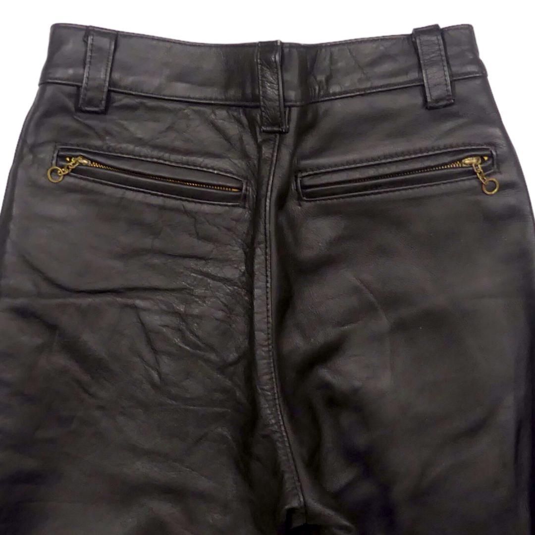 Schott ショット パンツ W30 本革 レザー 黒 USA製 HH9629