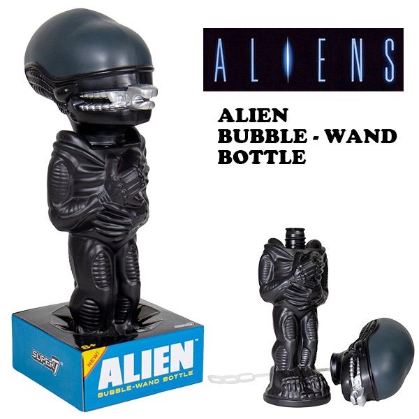 【アメリカ直輸入】SUPER 7 ALIEN BUBBLE - WAND BOTTLE【エイリアン】シャボン玉 アメトイ アメリカン雑貨
