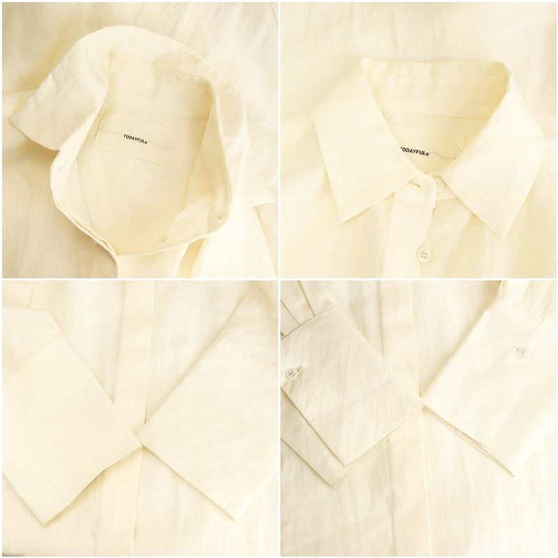 美品◎TODAYFUL トゥデイフル アイボリー　クリーム　シャツ TODAYFUL（トゥデイフル）の「TODAYFUL(トゥデイフル) 