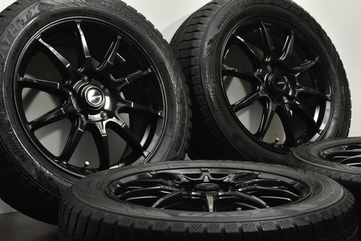 交換用に Gスピード 16in 6.5J 48 PCD114.3 トーヨー ウィンタートランパス TX 195 60R16 セレナ ノア ヴォクシー ステップワゴン