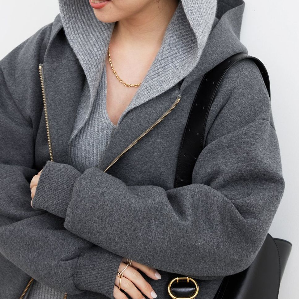 Deuxieme Class Oversized ジップ フーディー　グレー Deuxieme Classe Oversized ジップ フーディー Deuxieme Classe