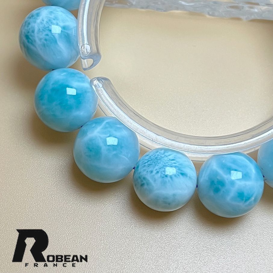 貴重 EU製 定価54万円☆ROBEAN・ドミニカ共和国産のラリマー