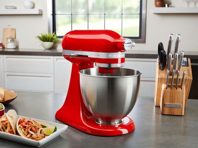 【美品】キッチンエイド スタンドミキサー ミニ ピンク KitchenAid KitchenAid（キッチンエイド） ミニスタンドミキサー3.3L+フード