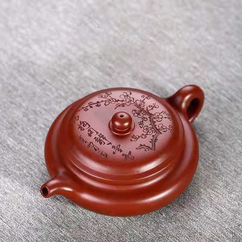 本物 紫砂壷 宜興紫砂 朱泥 中國 唐物 急須 煎茶道具 中国古美術