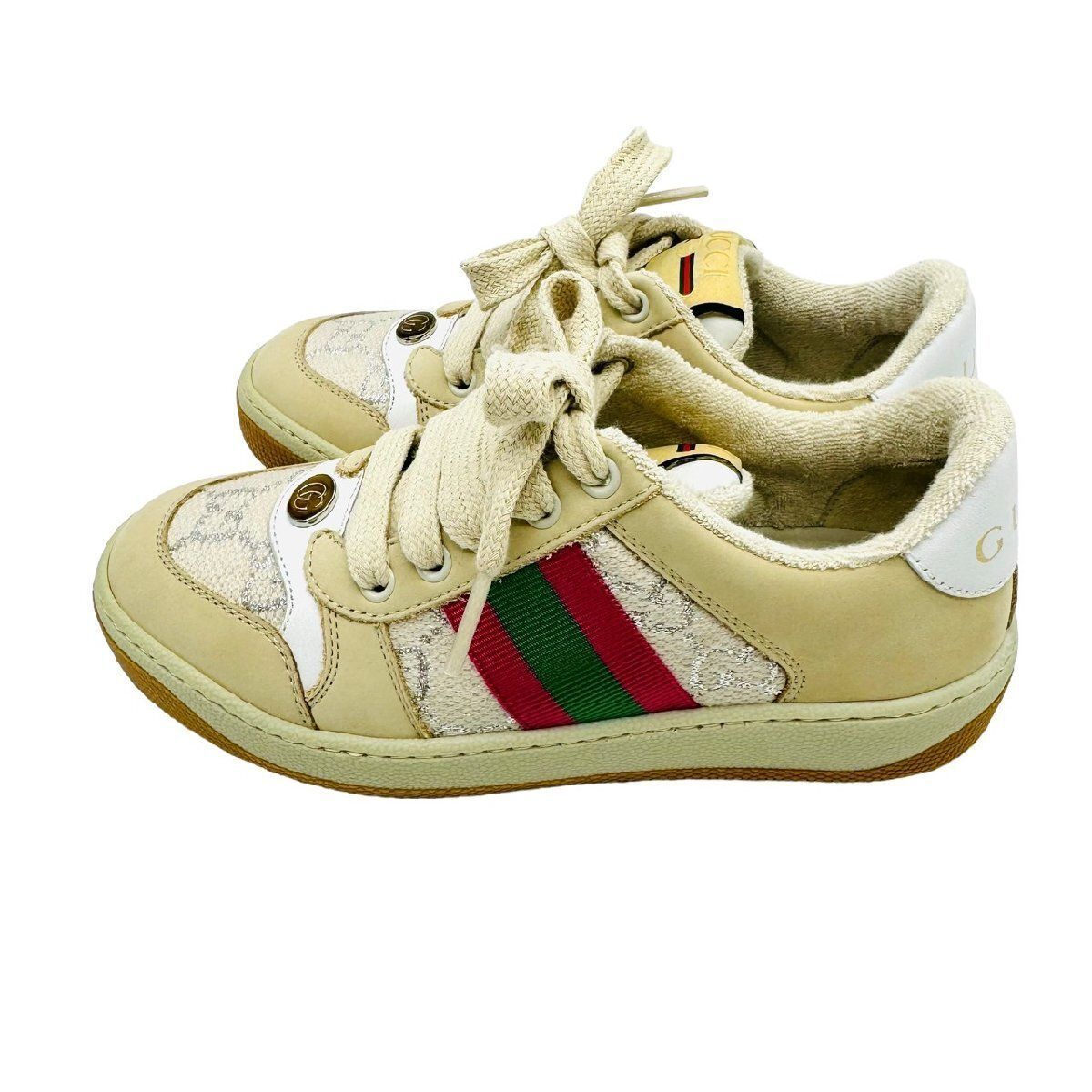 グッチ GUCCI キャンバス 未使用 スクリーナー シェリーライン 