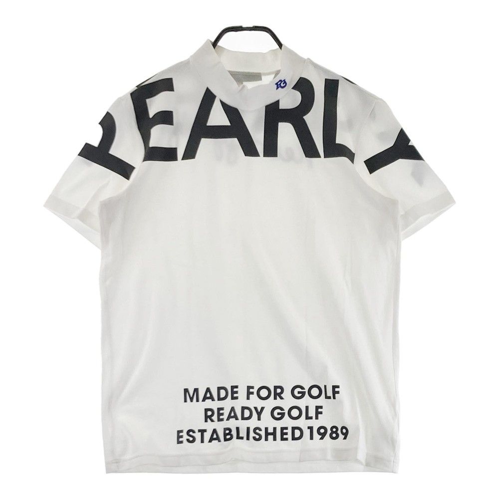 サイズ：4 PEARLY GATES パーリーゲイツ 053-1167403 ハイネック 半袖Tシャツ  ホワイト系 [240101276746]# ゴルフウェア メンズ ストスト