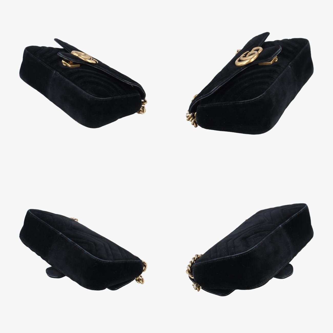 グッチGucciGGマーモントブラックベロア446744F022390003