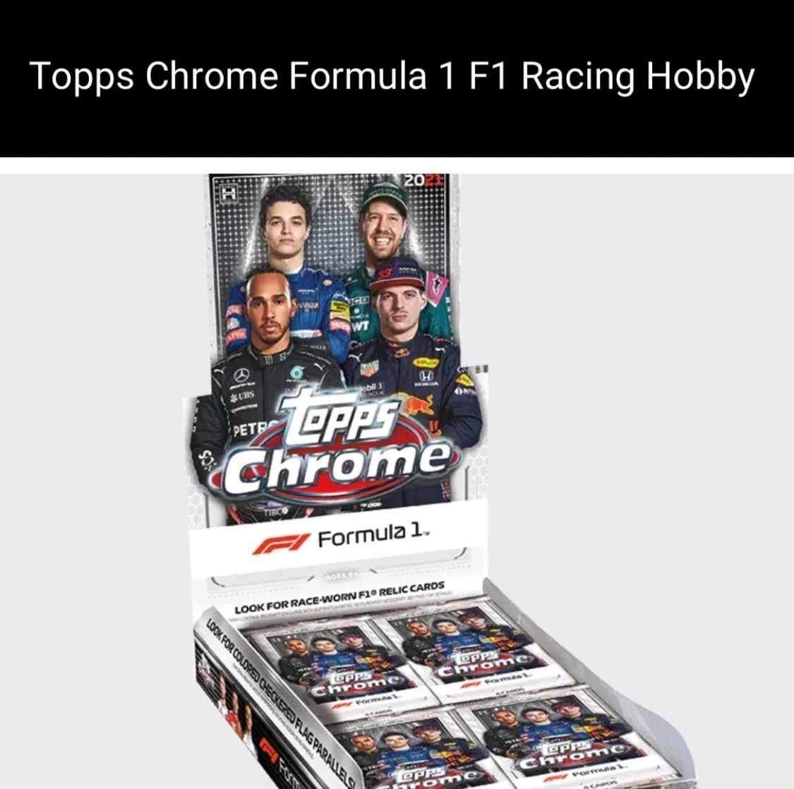 未開封 2021 Topps Chrome Formula 1 F1 Racing Hobby Box