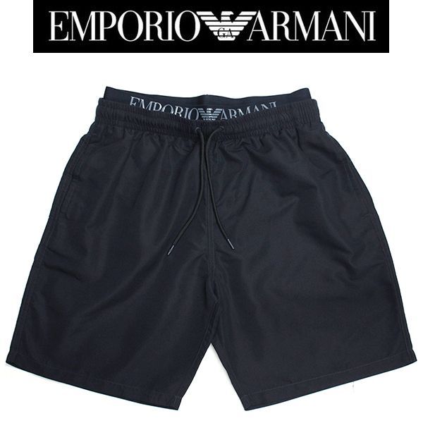 新品 エンポリオ アルマーニ 海水パンツ 海パン メンズ ネイビー