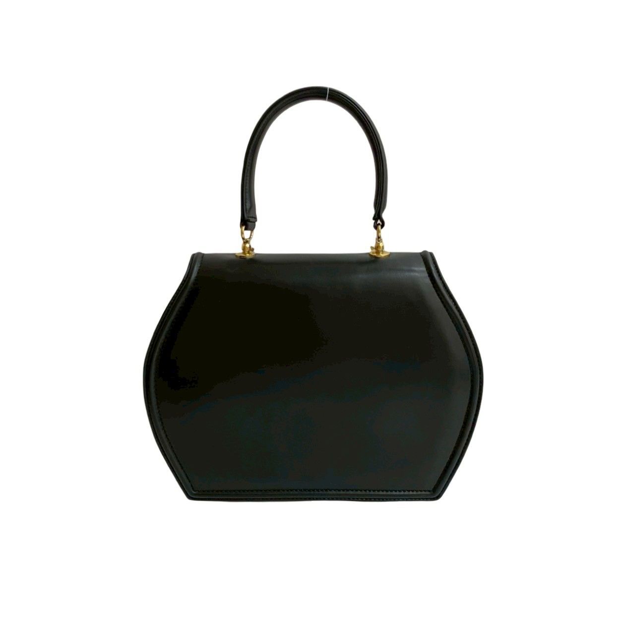ティファニー　フラップ付きショルダーバッグ 黒　19×23 極 美品 TIFFANY&Co. ティファニー ロゴ 肩掛け ショルダーバッグ