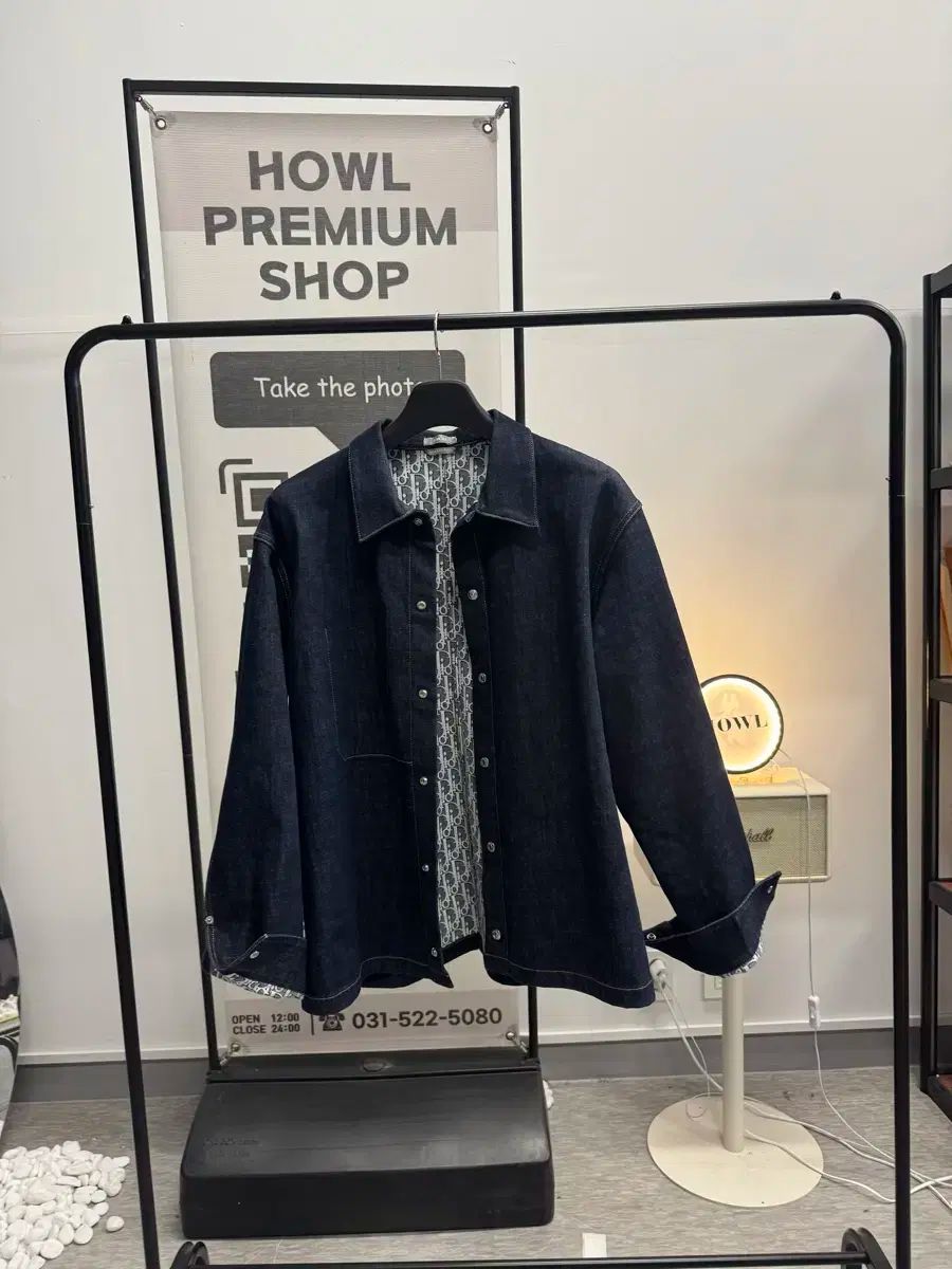 S 級 Dior オブリーク デニム オーバーサイズシャツ 52サイズ