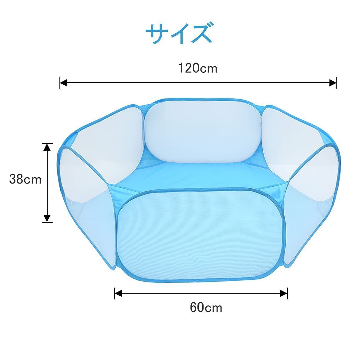 ペット プレイ サークル 小動物フェンス アウトドア 室内 遊び用の