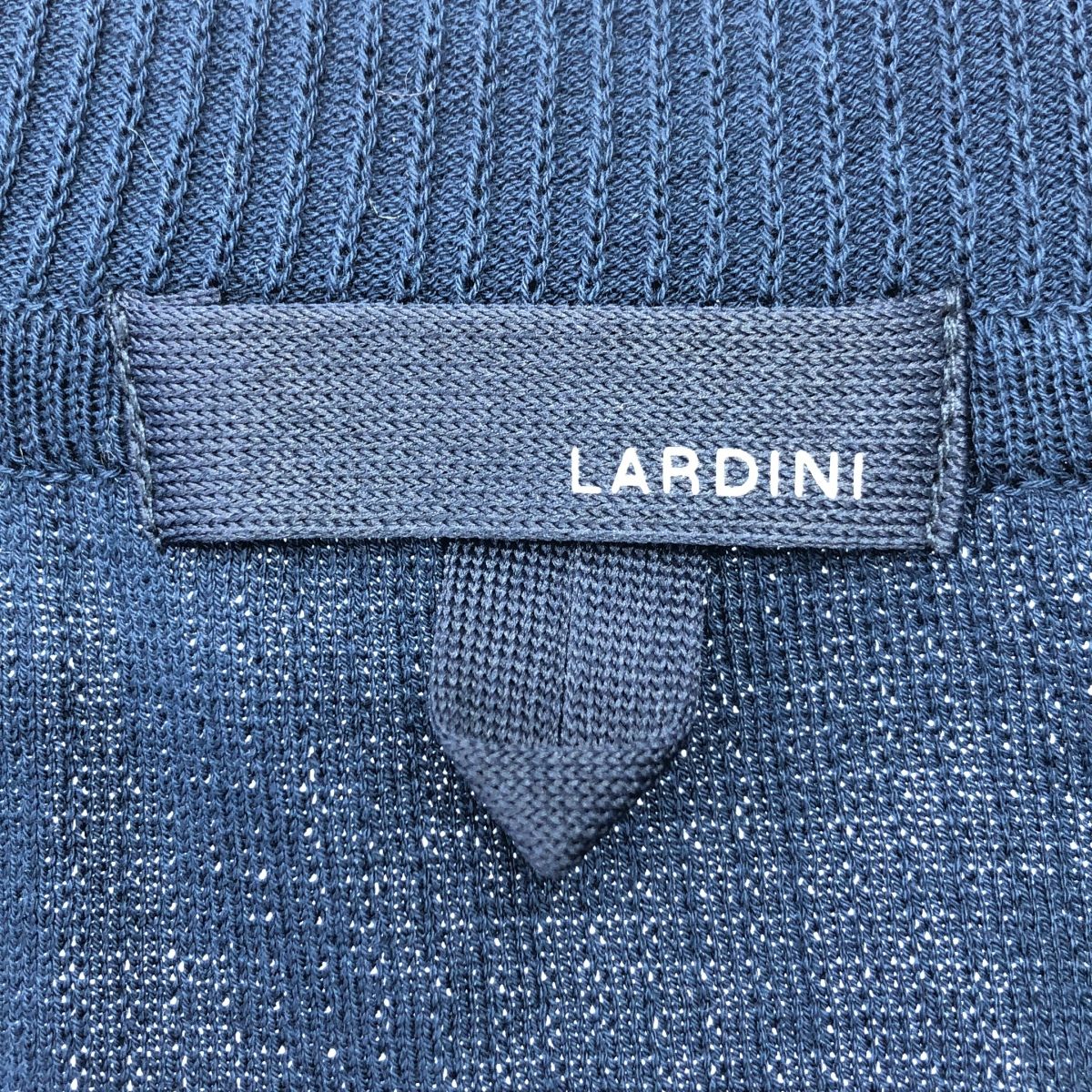 LARDINI / ラルディーニ | ブートニエール付き コットン ストライプ